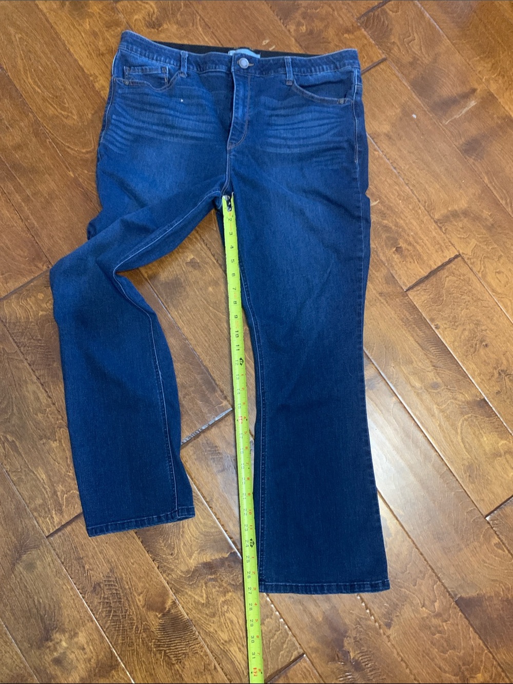 Wit & Wisdom Dark Blue Bootcut Jeans - Picture 8 of 11